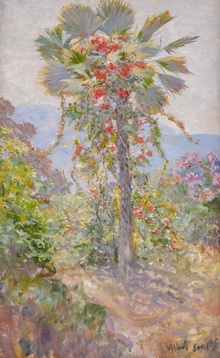 Abbott Fuller Graves-73-Viti in fiore sulla palma